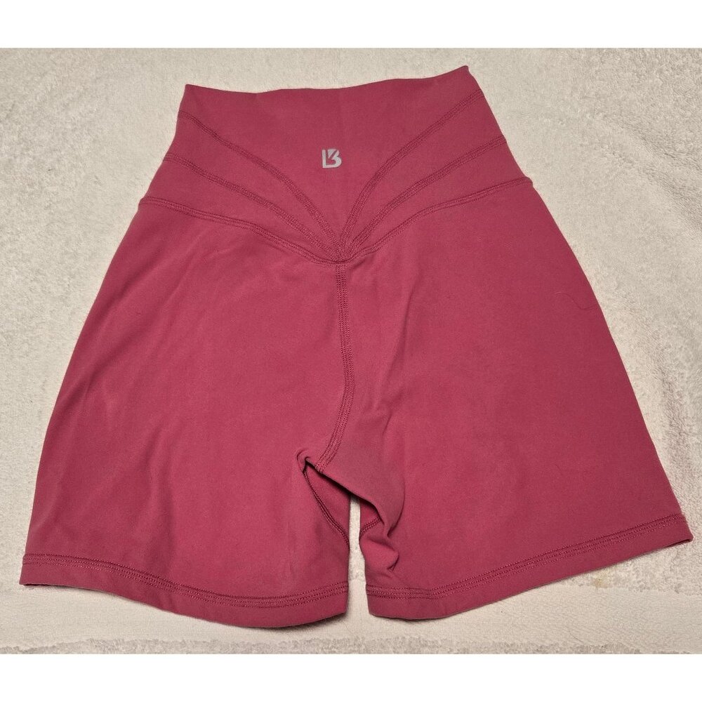 Buffbunny Siren V-Waist Athletic Shorts pink size XXS